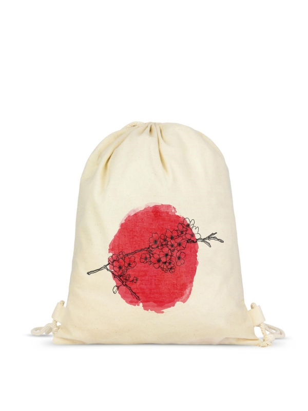 Sakura Zenshen Drawstring Backpack